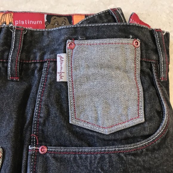 Platinum Fubu Men's Jeans Size W32 / L34 FAT ALBERT And The Junkyard Gang - Picture 3 of 14